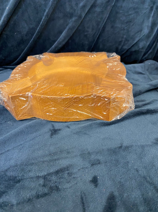 Solid wood cigar tray