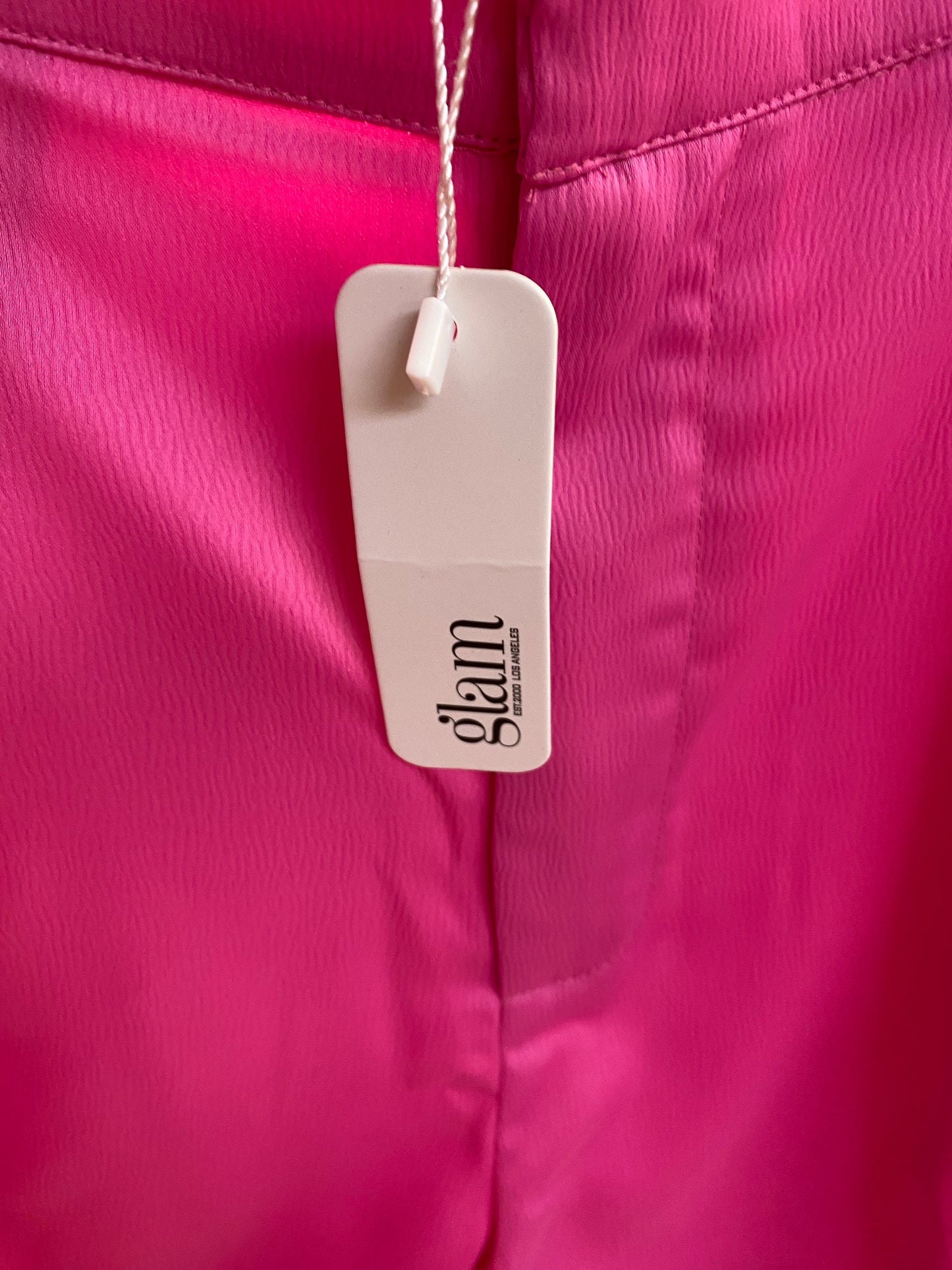 Glam hot pink shorts