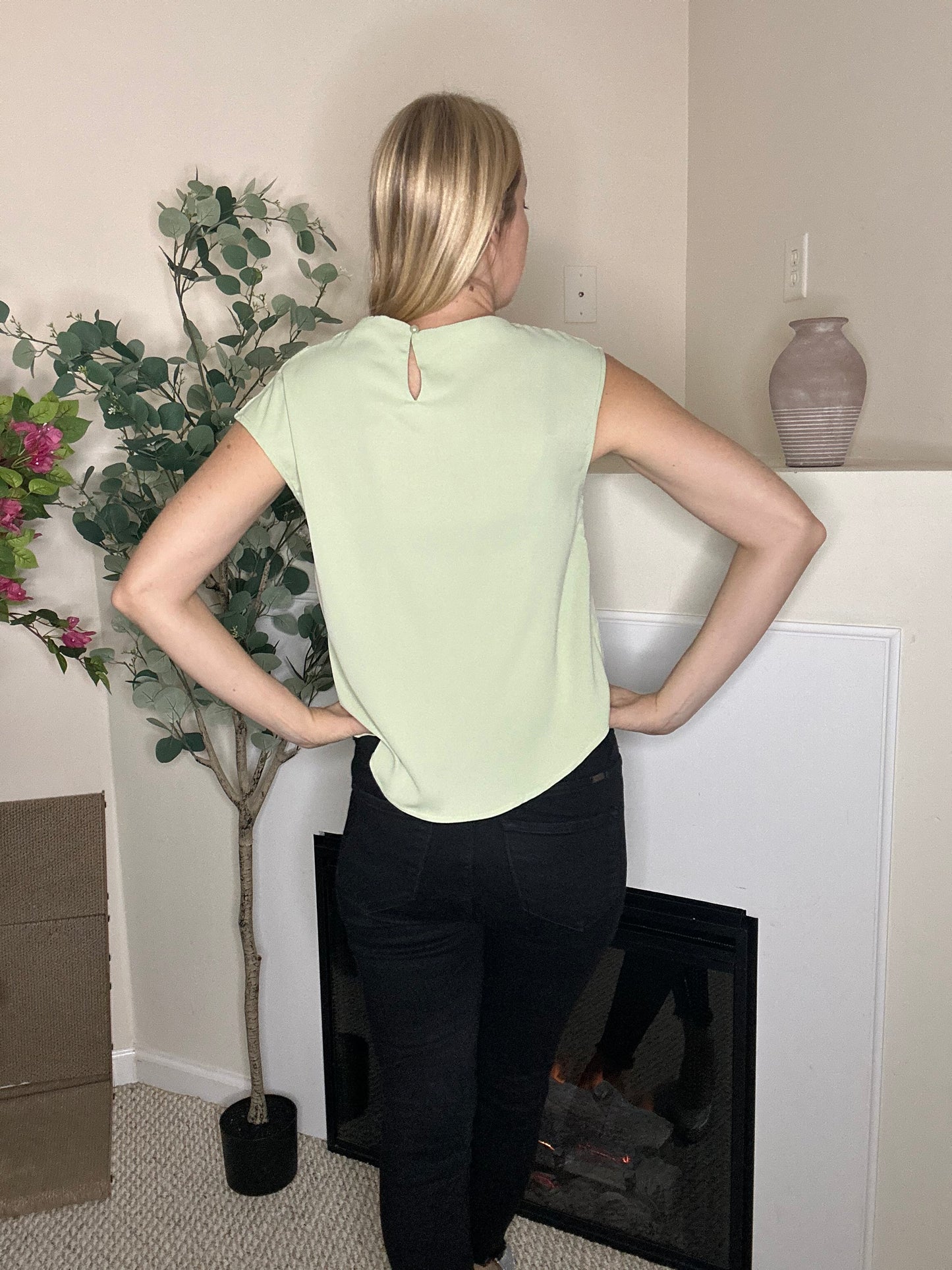 Light green blouse