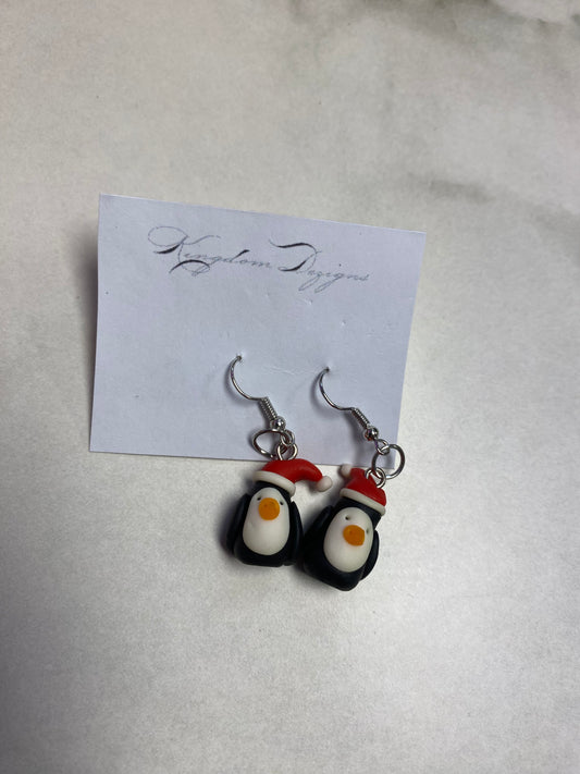 Penguin earrings