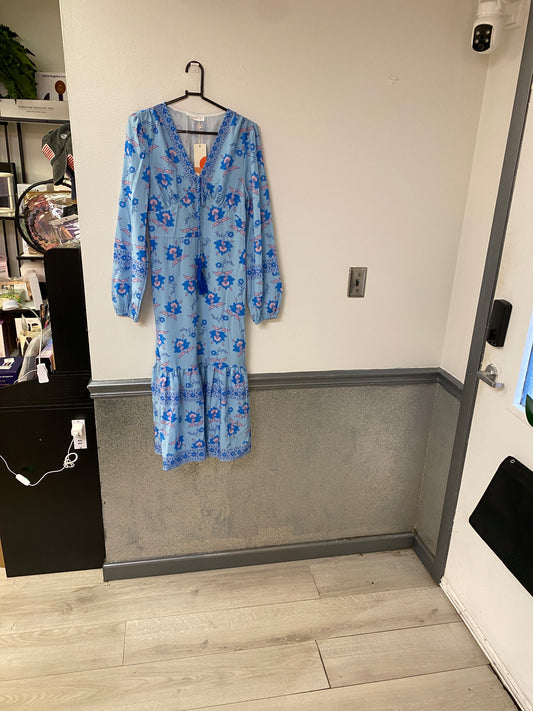Long sleeve floral maxi dress