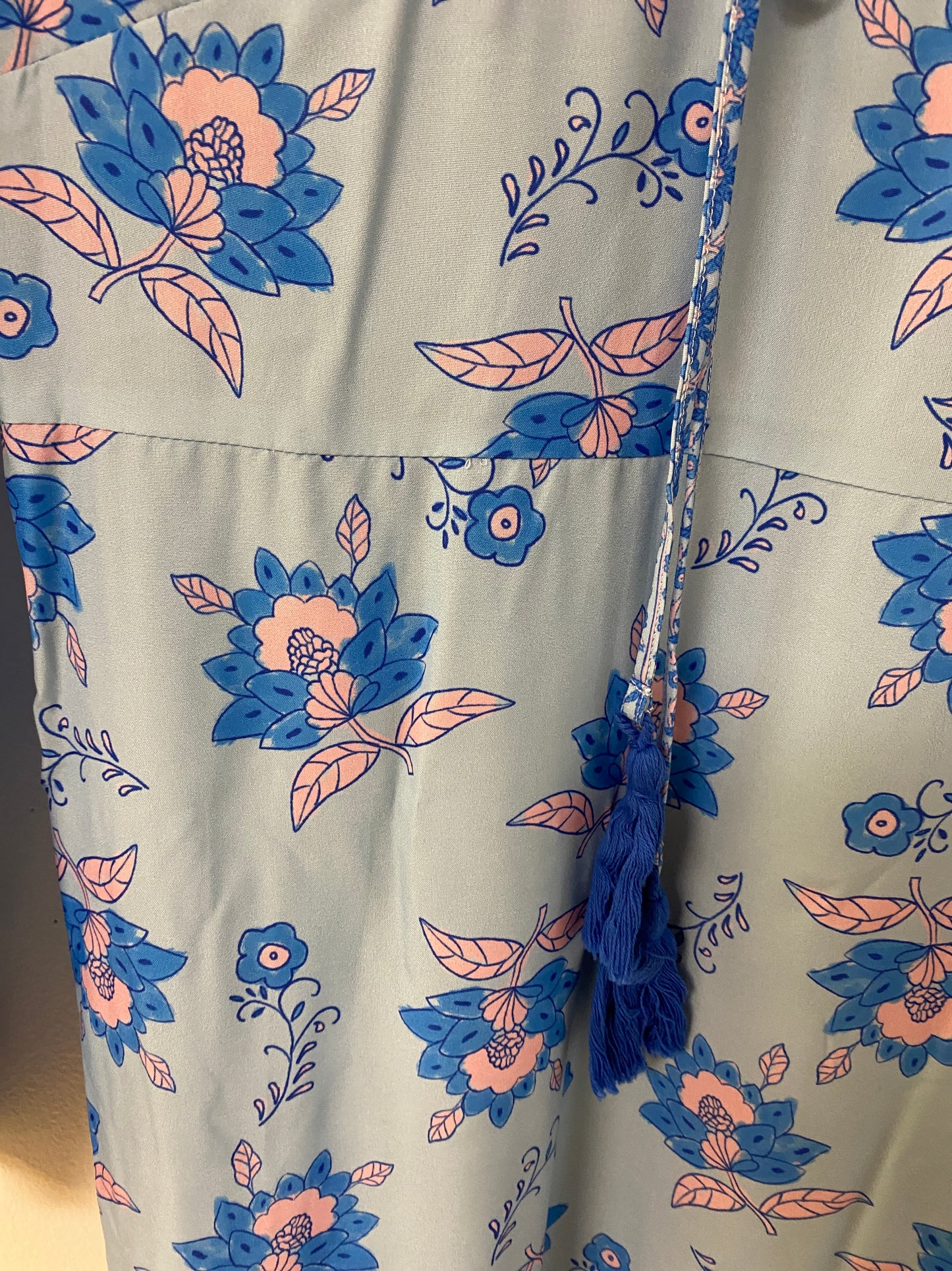 Long sleeve floral maxi dress