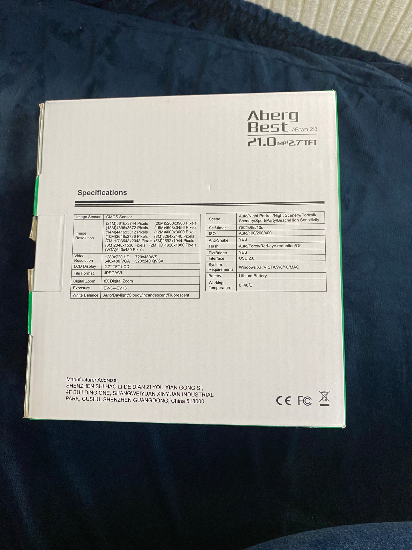 Green digital camera