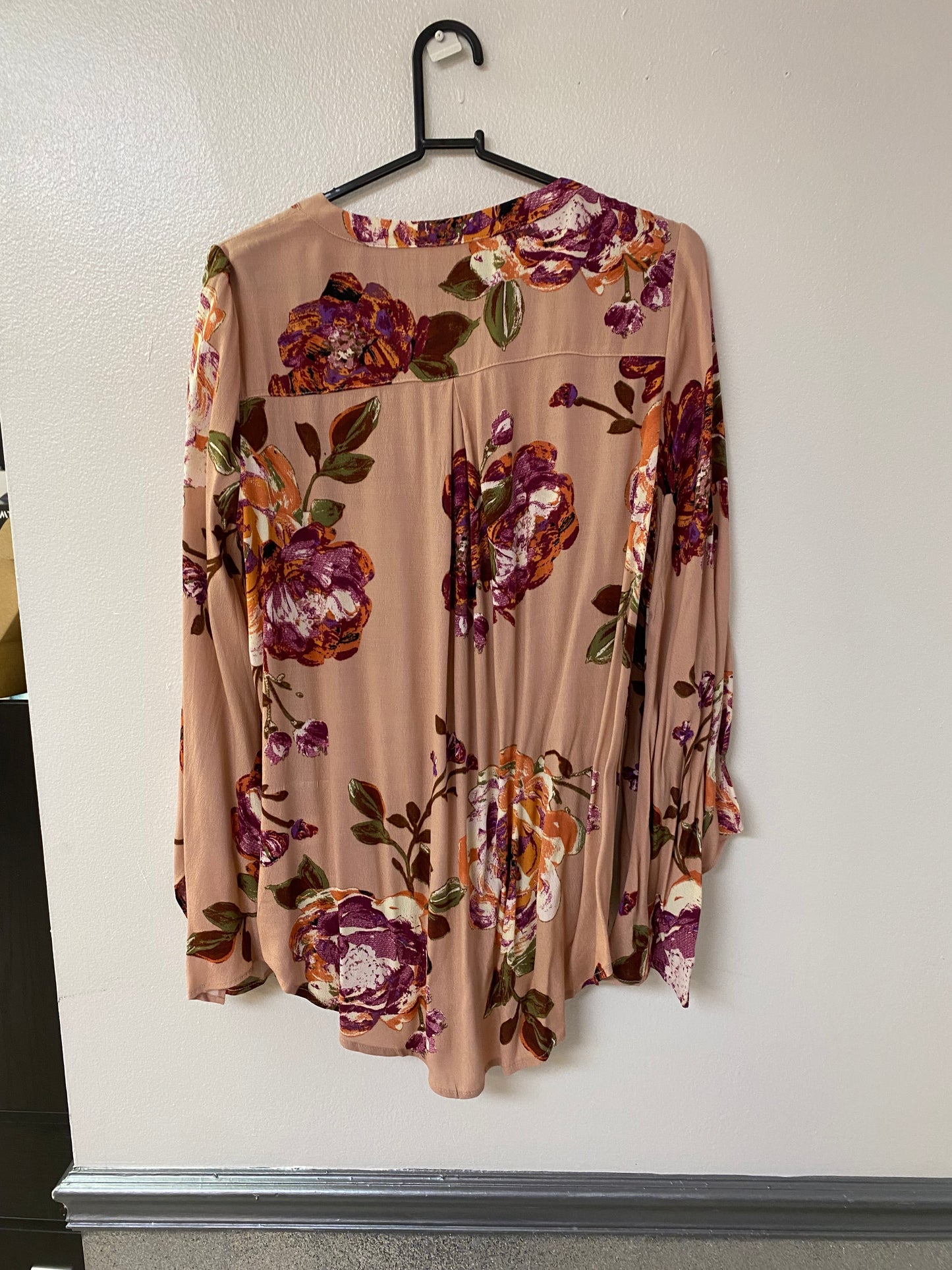 ODDI floral long sleeve blouse