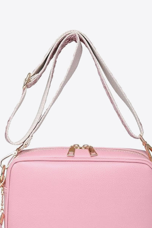 Forever Faux Leather Tassel Crossbody Bag