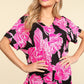 Haptics Floral Drop Shoulder T-Shirt