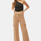 RISEN Full Size High Rise Wide Leg Cargo Jeans