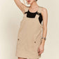 ADORA Adjustable Wide Strap Square Neck Overall Dress