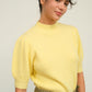 HYFVE Mock Neck Puff Sleeve Sweater