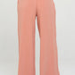 RENEE C Linen Wide Leg Pants with Pockets