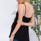 Celeste Full Size V-Neck Backless Cami