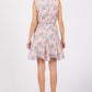 GeeGee Full Size Floral Eyelet Sleeveless Mini Dress