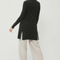 Be Cool Ribbed Open Front Long Sleeve Cardigan