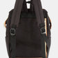 Himawari Contrast Waterproof Canvas Backpack Bag with Side Pockets