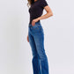 Judy Blue Full Size Run Mid-Rise Bootcut Jeans with Thermal Lining