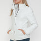 YMI Pocketed Zip Up Turtleneck Puffer Jacket