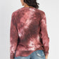 Cherish Apparel Tie-Dye Round Neck Long Sleeve Sweatshirt