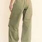 Davi & Dani Drawstring Baggy Pants with Pockets