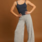 Umgee Elastic Waist Wide Leg Pants