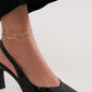 Beast Fashion Faux Leather Point Toe Slingback Pumps