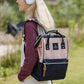 Himawari Waterproof Canvas Backpack Bag with Side Pockets