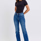 Judy Blue Full Size Run Mid-Rise Bootcut Jeans with Thermal Lining