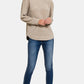 Zenana Chenille Waffle Round Neck Sweater