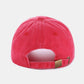 Zenana Washed ATLANTA Embroidered Baseball Cap