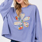 SAGE + FIG Flower Patch Dropped Shoulder Oversize Top