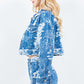 American Bazi Jacquard Trim Cropped Denim Jacket