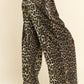 Davi & Dani Leopard Wide Leg Pants