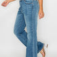 bytos Full Size Cat's Whiskers Mid Rise Bootcut Jeans