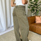 RFM Full Size High Rise Garment Dye Wide Leg  Jeans