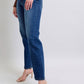 Judy Blue Full Size Side Seam Detail Straight Jeans with Pockets