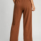 Umgee Full Size Drawstring Wide Leg Pants with Pockets