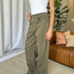 RFM Full Size High Rise Garment Dye Wide Leg  Jeans