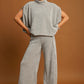 Umgee Elastic Waist Wide Leg Pants