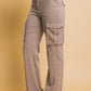 Love Tree High Rise Cargo Pants with Pockets