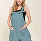 ADORA Knotted Wide Strap Wide Leg Overalls