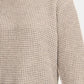 Zenana High Low Long Sleeve Waffle Sweater