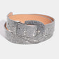 Fame Rhinestone Embellished Belt