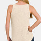 Zenana V-Neck Curved Hem Tank