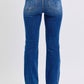 Judy Blue Full Size Run Mid-Rise Bootcut Jeans with Thermal Lining