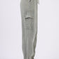 VERY J Washed Woven Crinkle Gauze Drawstring Pants