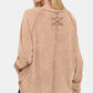 Zenana Round Neck Thumbhole Long Sleeve T-Shirt