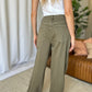 RFM Full Size High Rise Garment Dye Wide Leg  Jeans