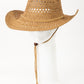 Fame Rope Strap Straw Braided Hat