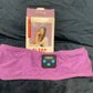Purple Bluetooth headband headphones