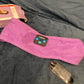 Purple Bluetooth headband headphones