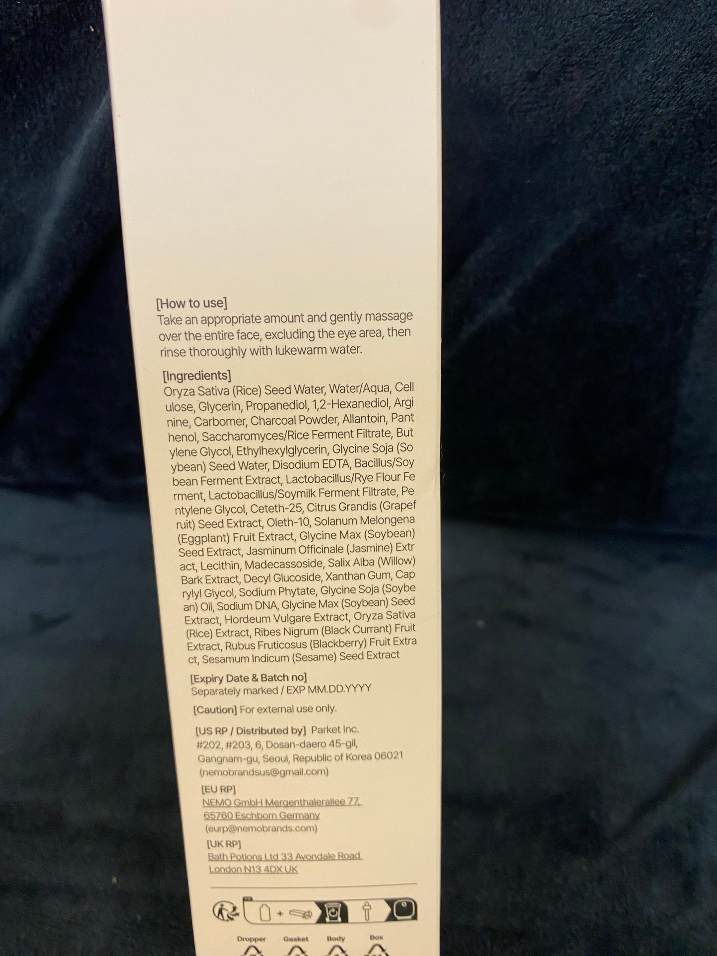 Korean skincare - black rice ampoule